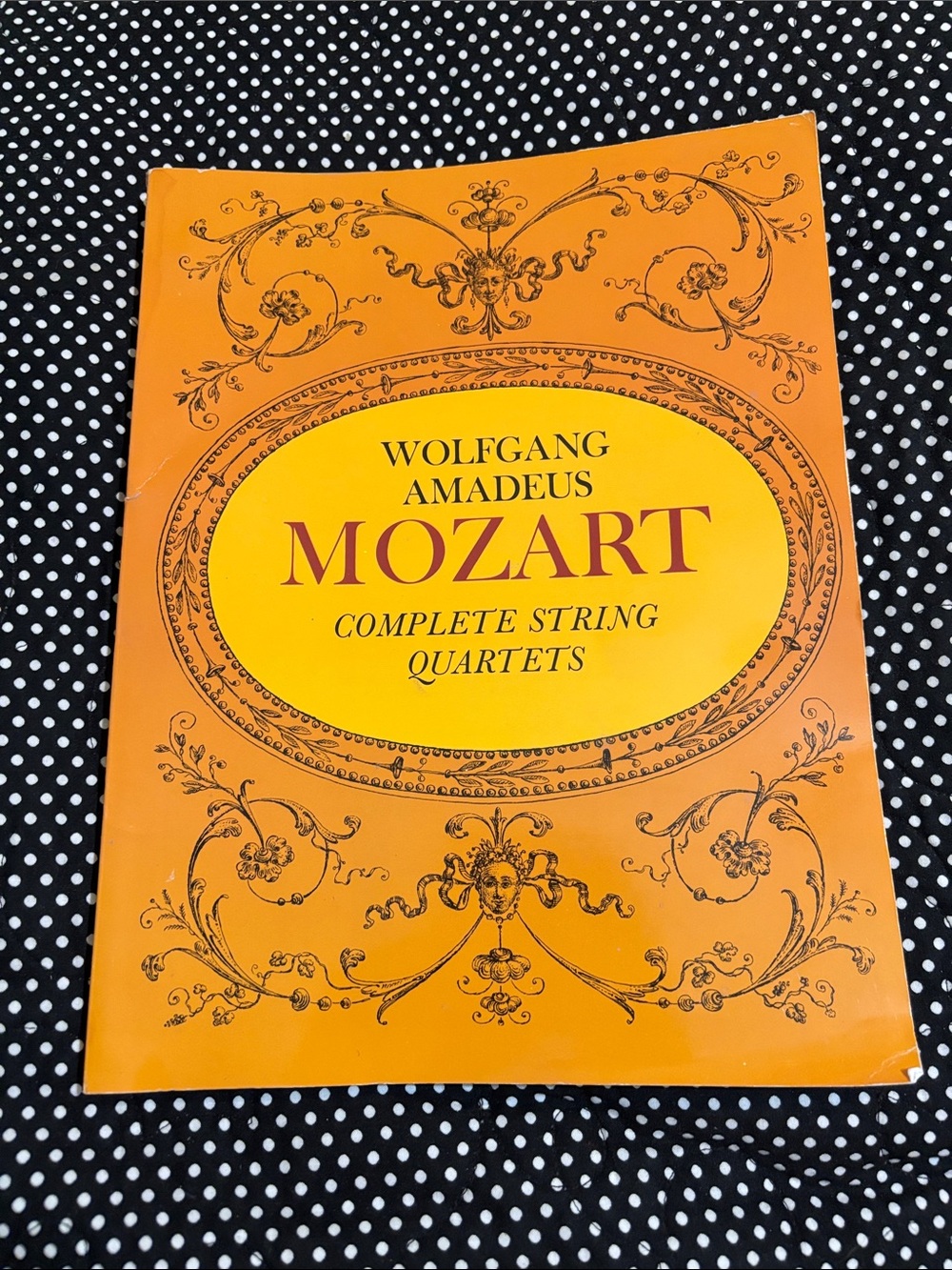 Mozart Complete String Quartets Sheet Music - Orange